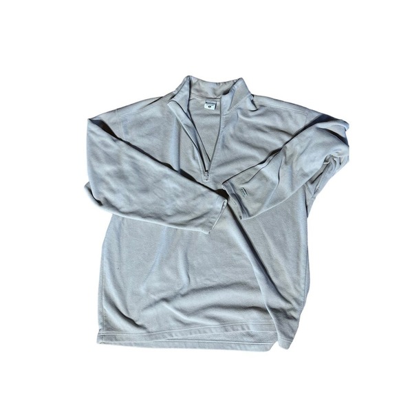 Men's Columbia fleece pull over 1/4 zip. Cream color. Size XL - Picture 3 of 6